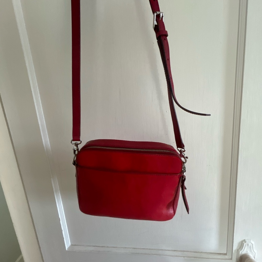 Fossil Red Crossbody Bag